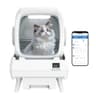FRCFRC Automatic Cat Litter Box with Washable Drum and Bluetooth Tracking