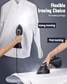 BEAUTURAL 2-in-1 Handheld Clothes Steamer and Iron with Ceramic Heating