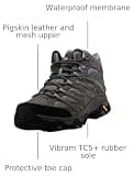 Merrell Moab 3 Mid Waterproof Suede Hiking Boot with Vibram TC5+ Outsole