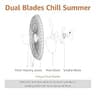 Amazon Basics 16-Inch Dual-Tier Pedestal Room Fan with Remote Control