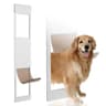 VEVOR Extra Large Metal Dog Door for Sliding Glass Patio Doors with Lock