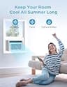 Midea Easycool 3-in-1 6,000 BTU Window Air Conditioner System with Remote