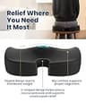 Everlasting Comfort Pure Memory Foam Orthopedic Seat Cushion for Tailbone