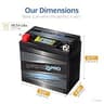 Chrome S Pro iGel YTX14-BS Maintenance-Free 12V 16Ah Battery with Display