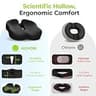 AUVON Ergonomic Thick Memory Foam Donut Seat Cushion for Tailbone Pain