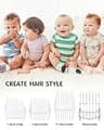 KIDIRA Quiet Baby Hair Clipper and Toddler Trimmer with Waterproof Body