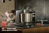 Ooni Halo Pro Spiral Dough Stand Mixer with 58 Speeds, 7.3-Quart (Charcoal)