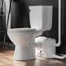 Macerating 4-Inlet Upflush Toilet System with Odor-Control AC Vent Design