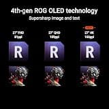 ASUS ROG Strix XG27UCDMG 27-Inch 4K QD-OLED 240Hz Competitive Esports Gaming Monitor