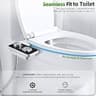 SAMODRA Ultra-Slim Non-Electric Cold Water Bidet Toilet Seat Attachment