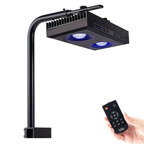 SMATFARM 95W Dimmable Full Spectrum Marine Tank Light with Group Control Program