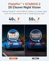 Vantrue N4S 3-Channel 3K Front and Dual 1440P Interior/Rear Dash Camera