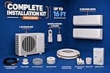 Senville SENA-30HF/D 28,000 BTU Dual Zone Mini Split Air Conditioner Heat Pump