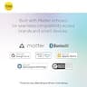 Yale Matte Black Keyed Deadbolt Smart Lock with Google Matter Hub Compatibility