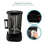 NutriChef PKRTVG34 Countertop Vertical Rotating Shawarma and Rotisserie Oven