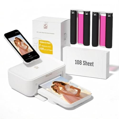 HPRT 4x6 Wireless Thermal Dye-Sublimation Photo Printer with Starter Kit