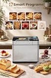 KBS Pro 17-in-1 Smart Bread Machine with Ceramic Pan and Dispenser