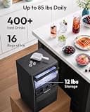 EUHOMY Commercial Under-Counter Ice Maker Machine, 85 Lbs Daily Production