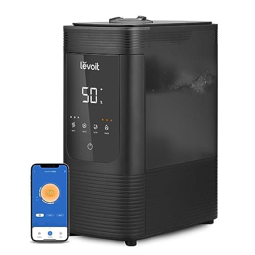 Levoit Smart Warm and Cool Mist Humidifier with Top-Fill 6-Liter Tank