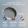 Our Place Titanium Always Pan Pro, 10.6-Inch Tri-Ply Non-Toxic Skillet, Gold Edition
