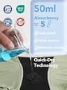 TIICHOO Leakproof Athletic Period Boyshorts, High-Waisted Absorbent 5-Pack
