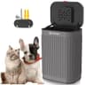 PAWZIDEA 2.1-Gallon Steel Wall Mount Dog Poop Trash Can with Odor Filter