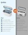 onlikin 35W Customizable Ultrasonic Cleaner, 20oz Capacity with Degassing Cycle