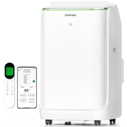 Zafro 16,000 BTU Smart Inverter Dual Hose Portable Air Conditioner Unit