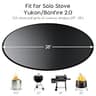 Premium 38-Inch 5-Layer Fireproof Deck Mat Designed for Solo Stove Bonfire Pits