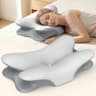 Besyodo Butterfly Shaped Hollow Center Memory Foam Neck Pillow for Pain Relief