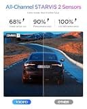 VIOFO A329S 4K 3-Channel Dash Cam with STARVIS 2 and External SSD Support