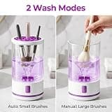 Orabal 7000 RPM Rechargeable Cordless Makeup Brush Cleaner with Type-C