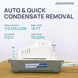 Aquastrong 115V 70GPH Heavy-Duty HVAC Condensate Pump with Safety Float