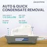Aquastrong 115V 70GPH Heavy-Duty HVAC Condensate Pump with Safety Float