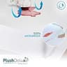 PlushDeluxe Premium Bamboo Blend Noiseless Waterproof Mattress Protector