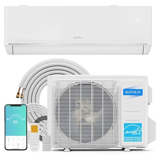 ROVSUN 9,000 BTU Smart WiFi Mini Split AC and Heating System with Inverter