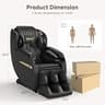 Real Relax Upgraded 2D SL-Track Zero Gravity Full Body Massage Chair for Home