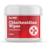 Pet MD Topical Cleansing Wipes with 2% Chlorhexidine & 1% Ketoconazole