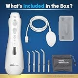 Waterpik Cordless Advanced 2.0 Waterproof Portable Flosser with Travel Bag