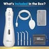 Waterpik Cordless Advanced 2.0 Waterproof Portable Flosser with Travel Bag