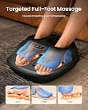 RENPHO Upgraded Shiatsu Foot Massager with Deep Kneading, Compression, and Heat