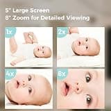 Generic 5.0-Inch 1080p Long Range Video Baby Monitor with Sony Starvis Sensor