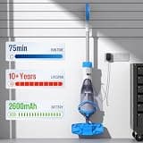 BIELMEIER Cordless Handheld Pool Vacuum with 9-Foot Reach and 3 Gauge Filters
