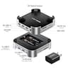 ACASIS Mac Mini M4 Docking Station and Stand with Dual-Bay NVMe Storage