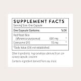 THORNE Red Yeast Rice Plus CoQ10 Heart Health Supplement, 120 Capsules