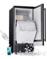 ICEVIVAL 80lb Under Counter Commercial Ice Maker with Integrated Drain Pump