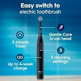 Oral-B iO2 Rechargeable Electric Toothbrush Starter Kit with Pressure Sensor