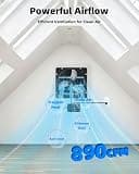 Ehiair 10-Inch Automatic Shutter Exhaust Fan with Precision Thermostat