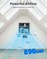 Ehiair 10-Inch Automatic Shutter Exhaust Fan with Precision Thermostat