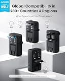 Anker Nano Universal Travel Adapter, 20W Fast Charging 5-Port Power Hub